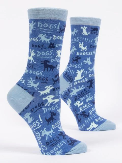 CrewneckstartupDogs! Women's Crew Socks