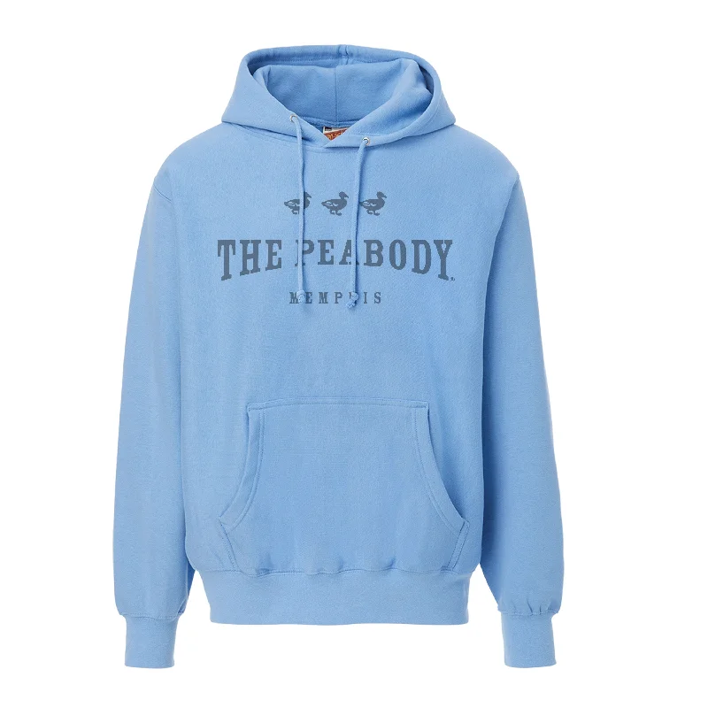 The Peabody Pro-Weave Hoodie-Columbia Blue