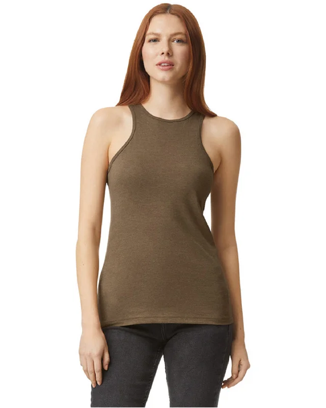 American Apparel 101CVC Ladies' CVC Racerneck TankLuxury Shirts