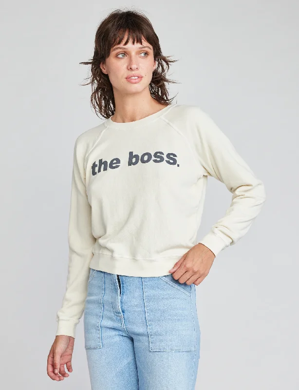 The Boss Sweatshirt, Cream