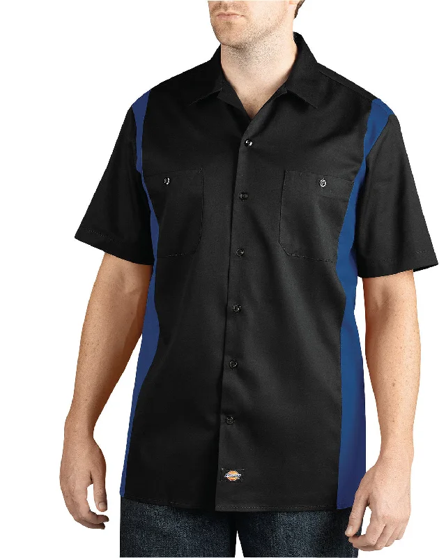 Dickies WS508 Men's Two-Tone Short-Sleeve Work ShirtHiking Shirts