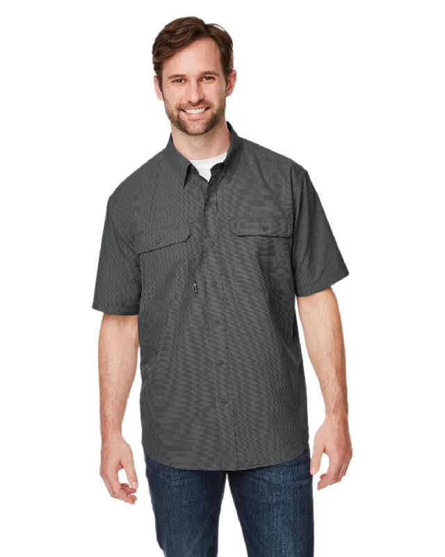 Dri Duck 4445DD Men's Crossroad Dobby Short-Sleeve Woven ShirtVelvet Shirts