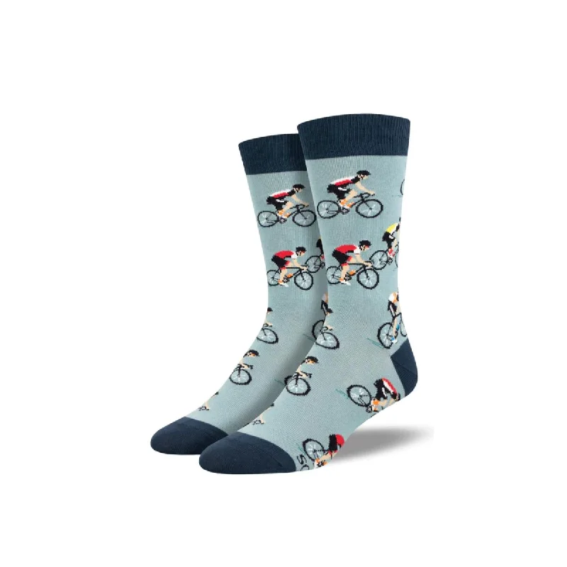 CrewneckanalyticsCycling Crew Novelty Socks