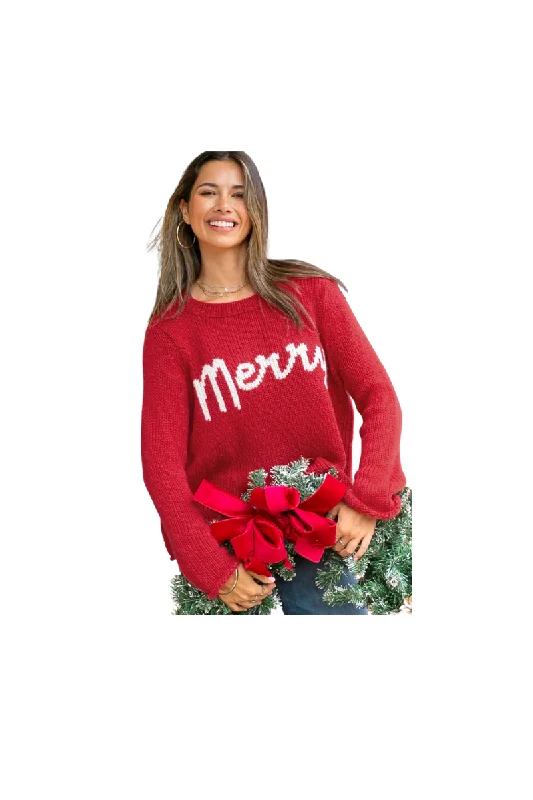 CrewnecktextureMerry Crew Chunky Sweater