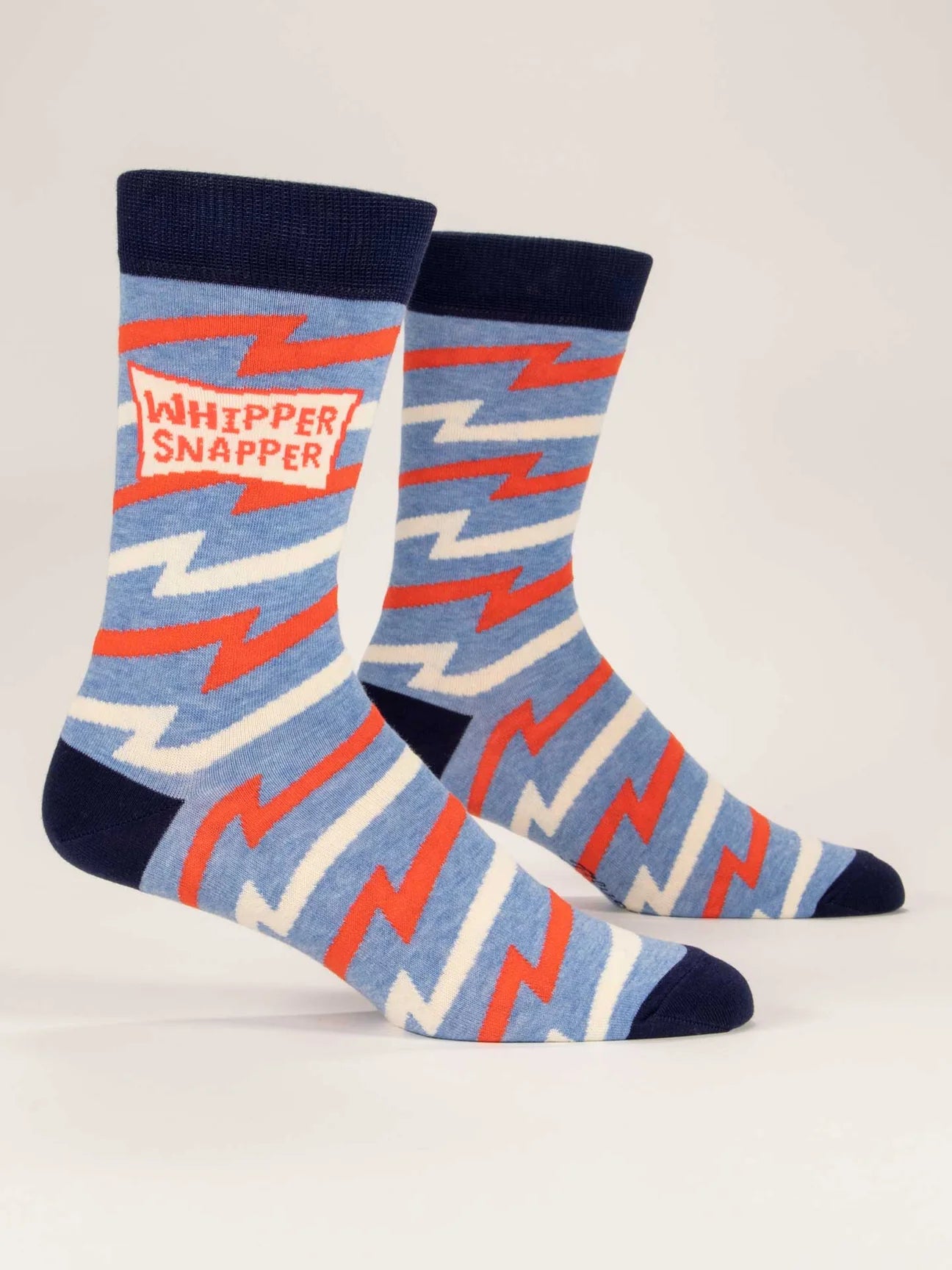 CrewneckiconBlue Q Whippersnapper Men's Crew Socks