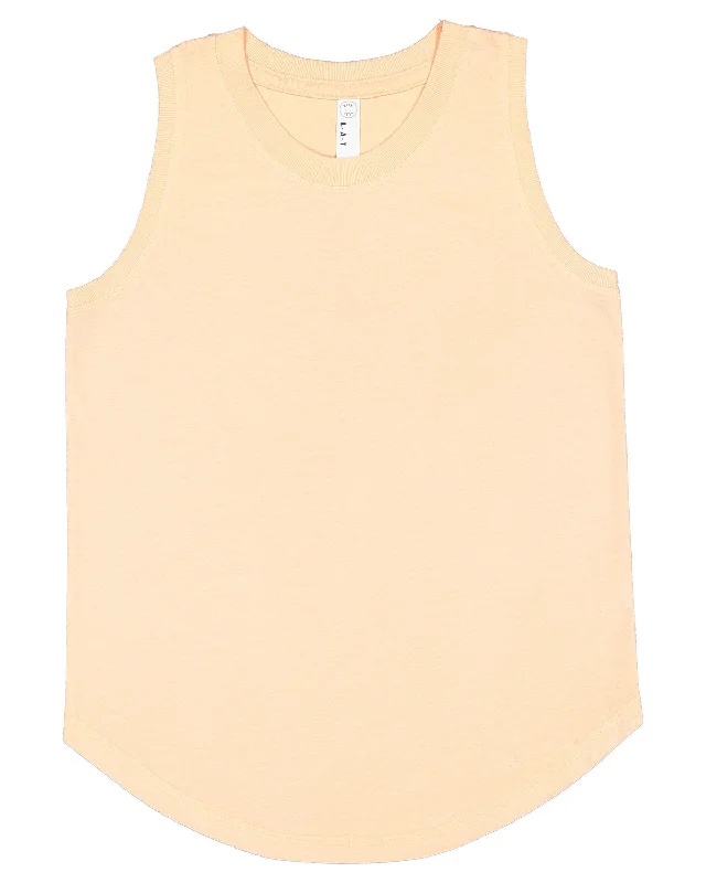 LAT 2692 Girls' Relaxed TankTunic Shirts