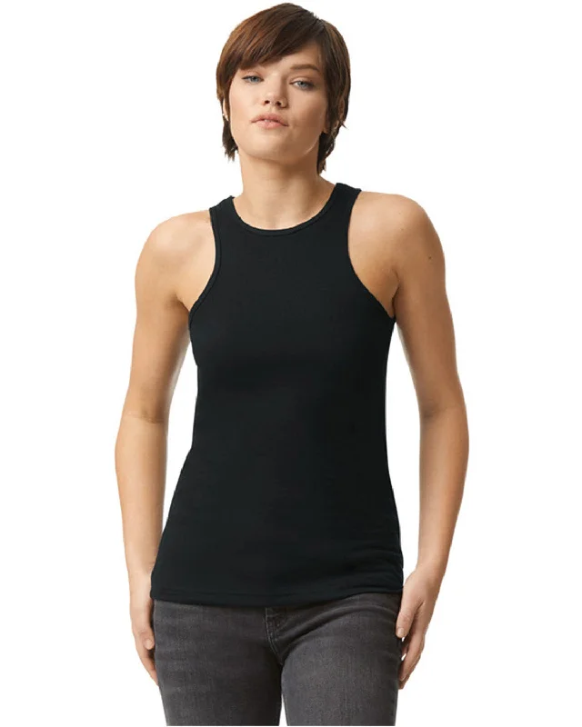 American Apparel 101CVC Ladies' CVC Racerneck TankHigh-Fashion Shirts