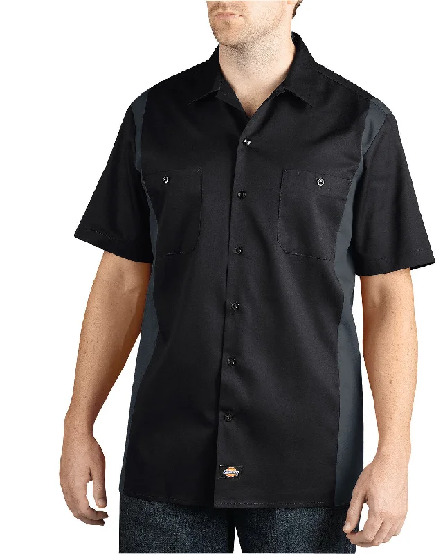 Dickies WS508 Men's Two-Tone Short-Sleeve Work ShirtFishing Shirts