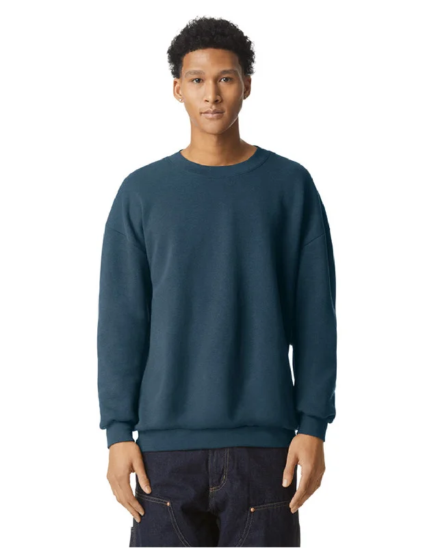 American Apparel RF496 Unisex ReFlex Fleece Crewneck SweatshirtLongline Shirts