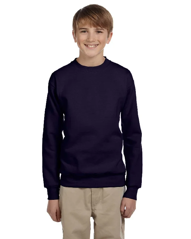 Hanes P360 Youth ComfortBlend EcoSmart Fleece CrewMetallic Shirts