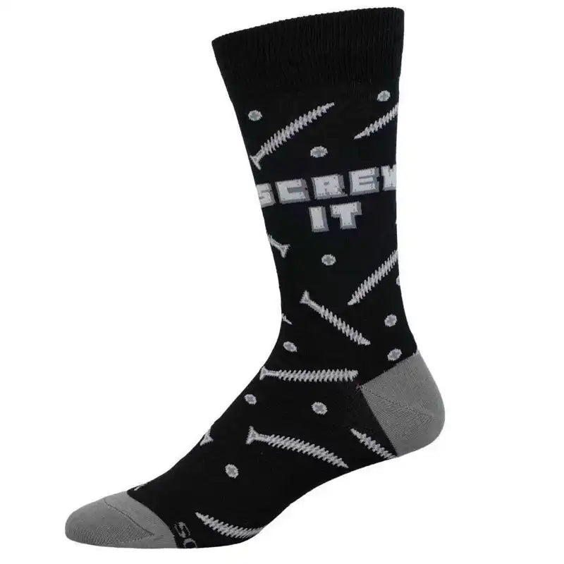 Crewneckstartup'Screw It' Men's Printed Socks