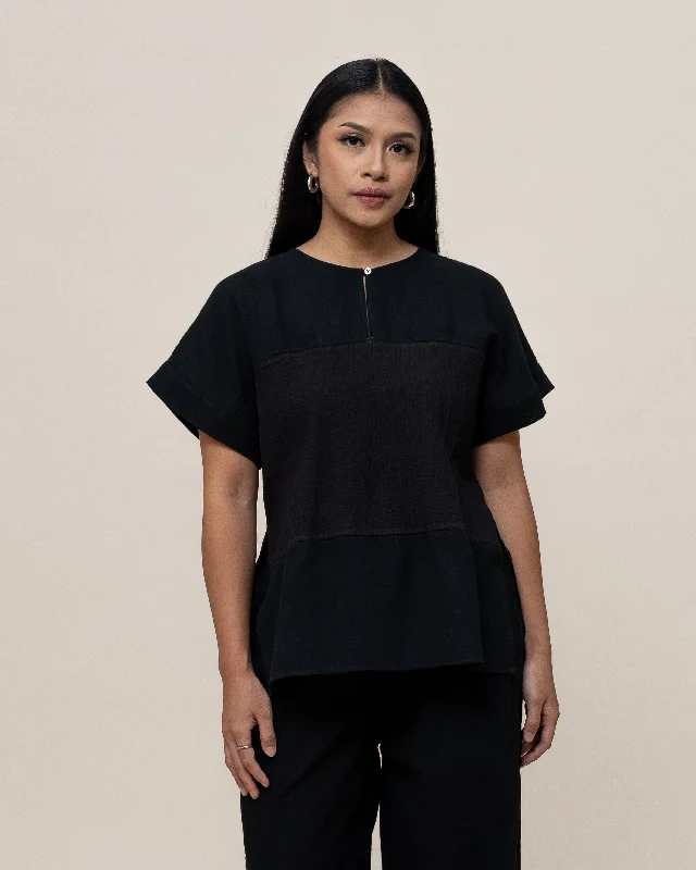 CroptoparKAPAS - Pin Tuck Crop Tee