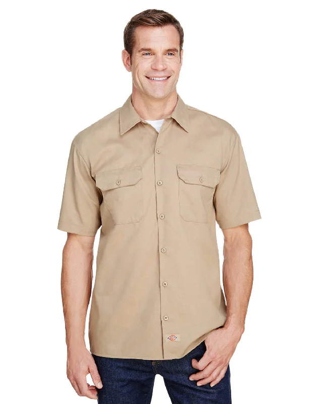 Dickies WS675 Men's FLEX Short-Sleeve Twill Work ShirtYoga Shirts