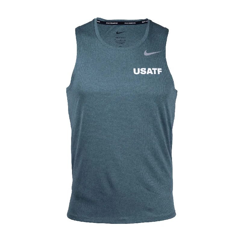 Nike USATF Men's Dri-FIT Miler TankLightweight hoodie