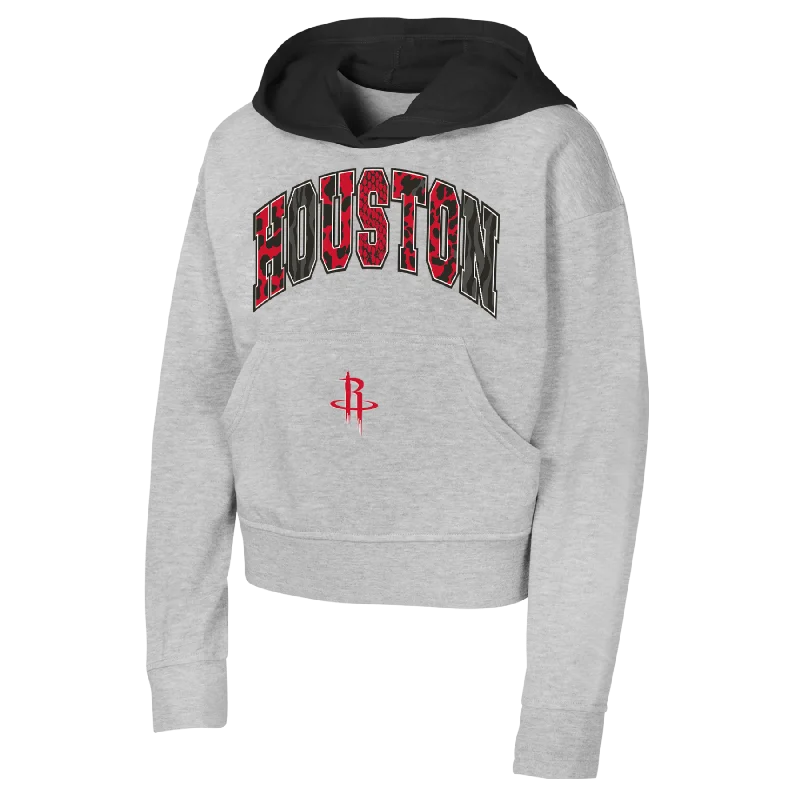 Youth Girl's Houston Rockets Outerstuff Straight Shooter Hoodie