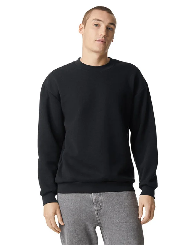 American Apparel RF496 Unisex ReFlex Fleece Crewneck SweatshirtCropped Shirts