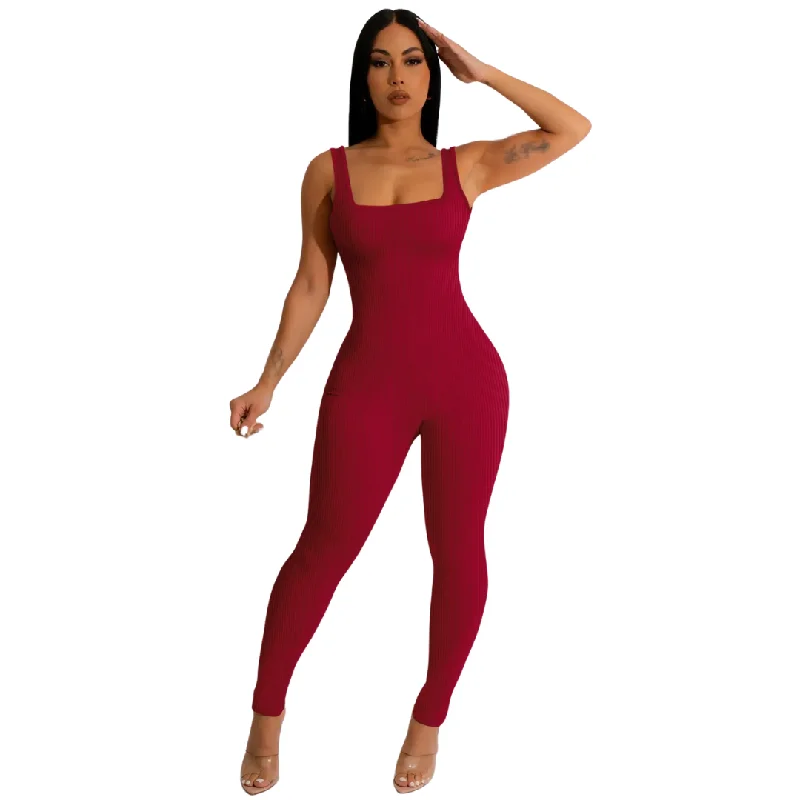 Tank Top Thigh Slimming Shapewear JumpsuitOutdoor tee