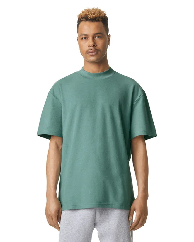 American Apparel 1PQ Unisex Mockneck Pique T-ShirtCollaborative Shirts