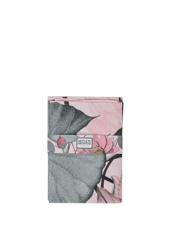 Mindy Brownes Natures Bloom Set of 4 Napkins, Peach Multi