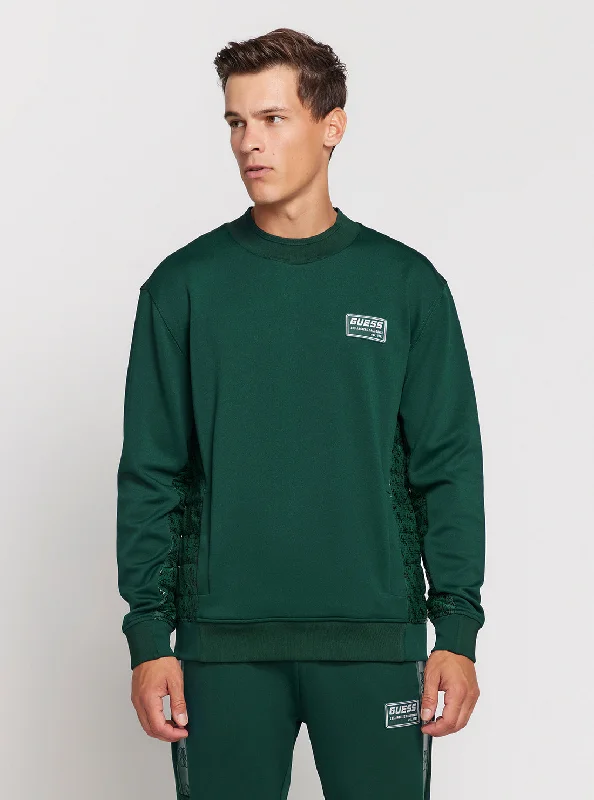 CrewneckartisanGreen Gaston Crew Neck Jumper