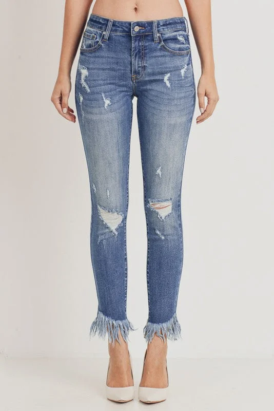 CroptopspiritMaria MID-RISE CROP JEANS