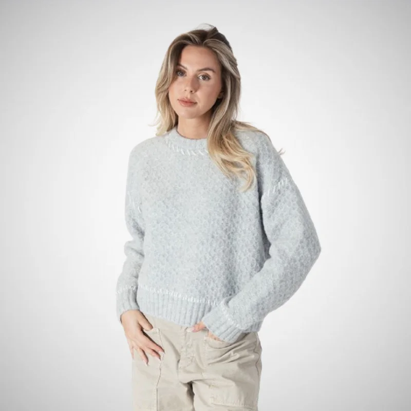 CrewneckmobileEco Crewneck Sweater W/Whip Stitch