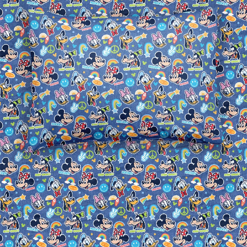 Navy Disney Mickey's Clubhouse Twin Sheet Set