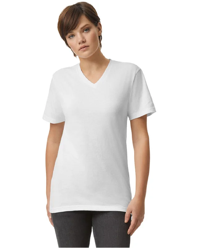 American Apparel 2006CVC Unisex CVC V-Neck T-ShirtRunning Shirts