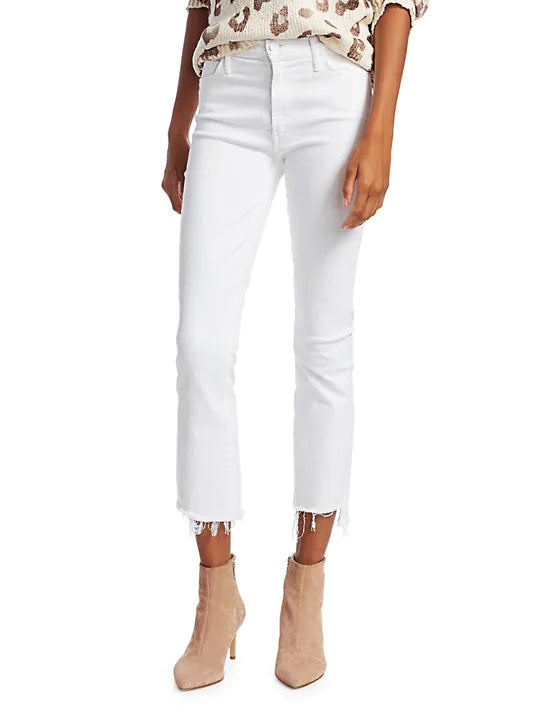 CroptopmodernMother The Insider Crop Step Fray - Fairest of Them All (White)