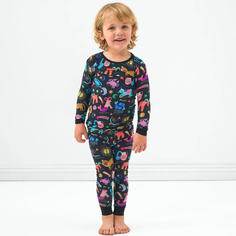 Star Signs Two-Piece Long Sleeve & Pants Pajama Set