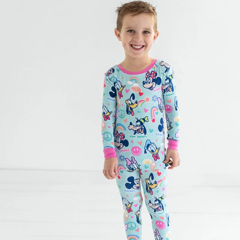 Pink Disney Mickey's Clubhouse Long Sleeve & Pants Pajama Set