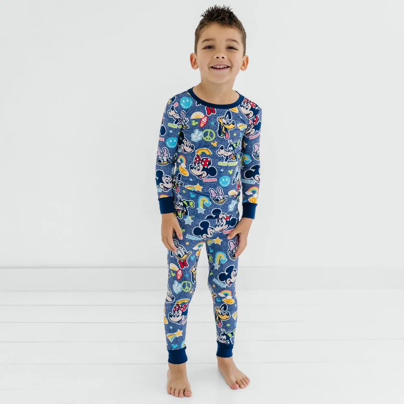 Navy Disney Mickey's Clubhouse Long Sleeve & Pants Pajama Set