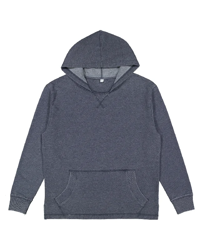 LAT 6936 Adult Vintage Wash Fleece Hooded SweatshirtLuxury Shirts