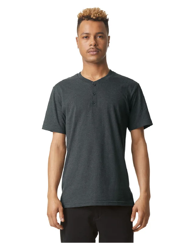 American Apparel 2004CVC Unisex CVC Henley T-ShirtPolyester Shirts