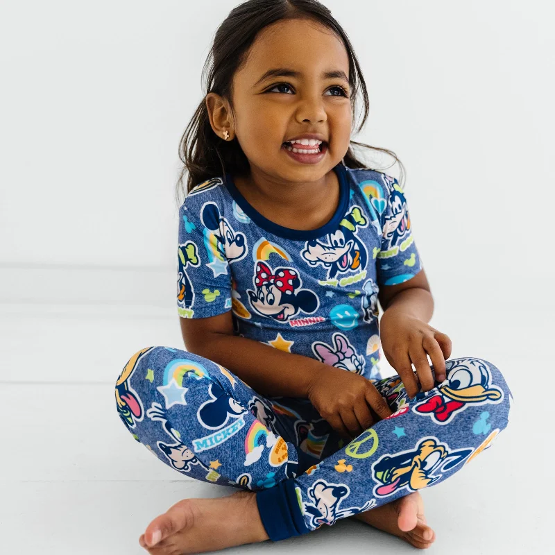 Navy Disney Mickey's Clubhouse Short Sleeve & Pants Pajama Set