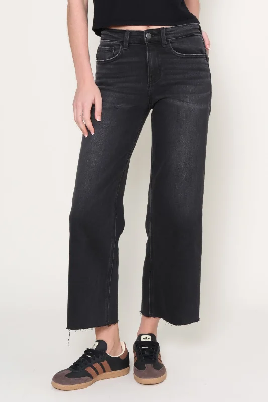 CroptopanalyticsWide Leg Crop Jean