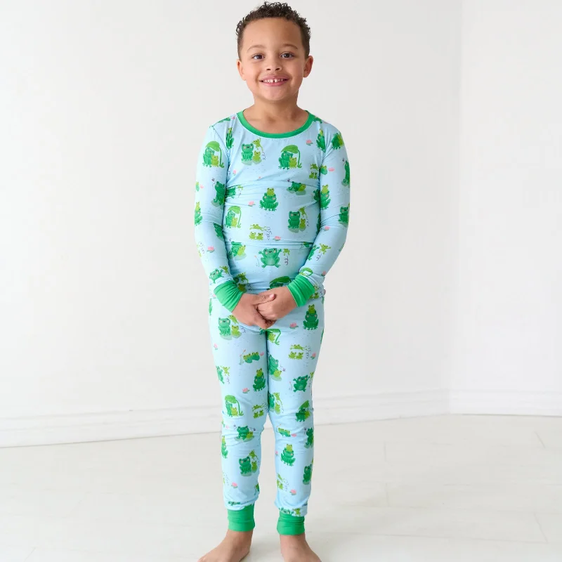 Leaping Love Two-Piece Pajama Set