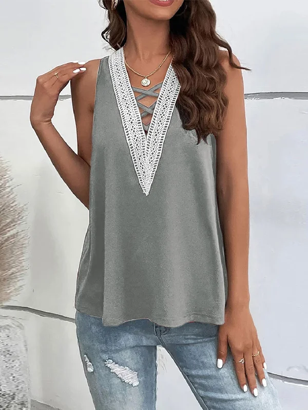 Crisscross V-Neck TankOutdoor tank