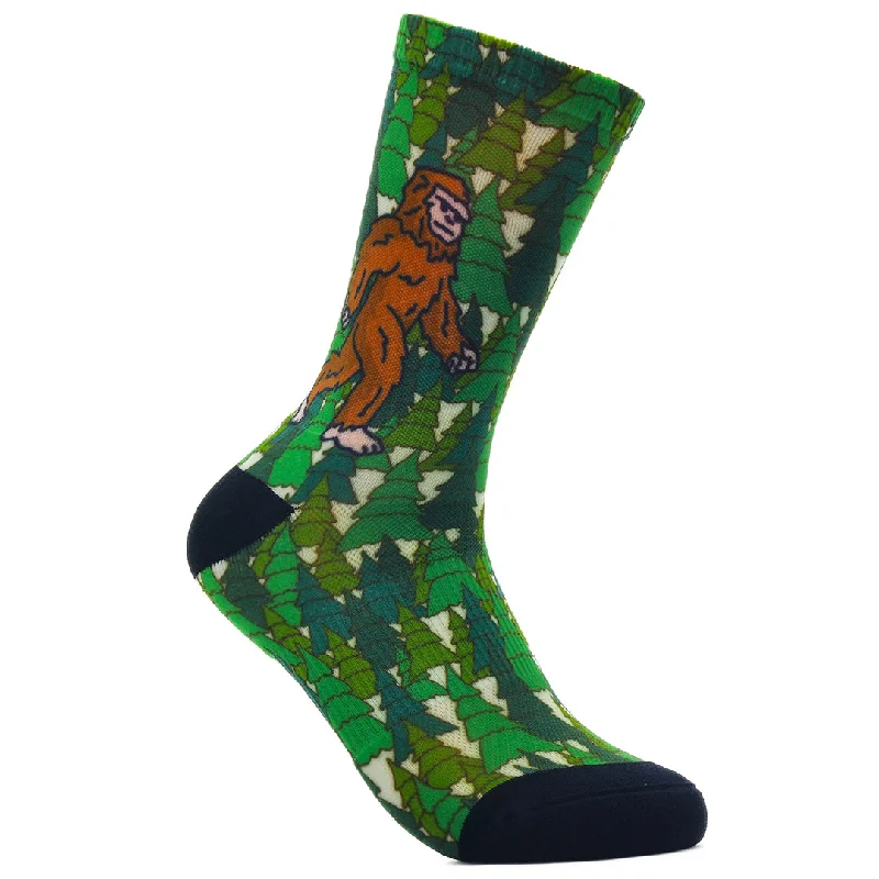 CrewnecktextureUnisex Crew Sock - Bigfoot