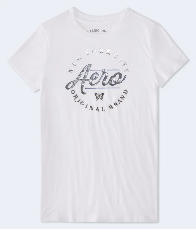 Plush T-ShirtsAeropostale New York Foil Graphic Tee