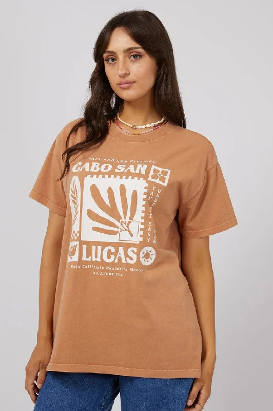 Distressed T-ShirtsBaja Standard Tee | Tan