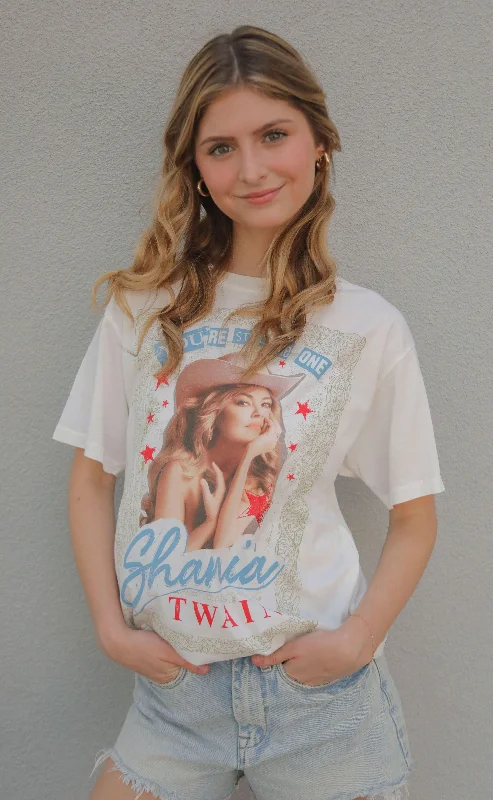 French Terry T-Shirtsdaydreamer: shania twain still the one boyfriend tee