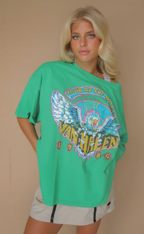 Hiking T-Shirtsdaydreamer: van halen tour of the world one size tee