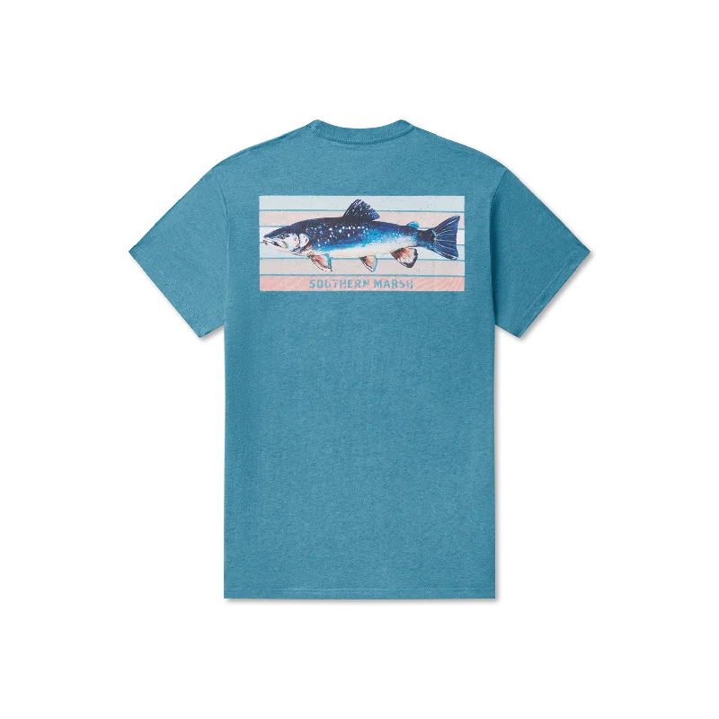 Streetwear T-ShirtsFishing Lines Tee - Brook Trout