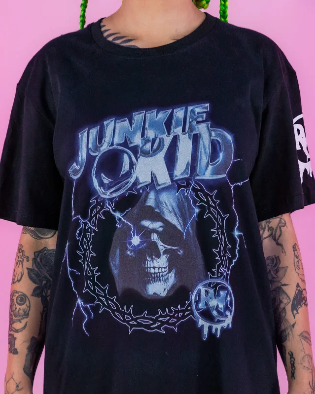 Off-Shoulder T-ShirtsJunkie Kid x Rave Wonderland Lightning Tee