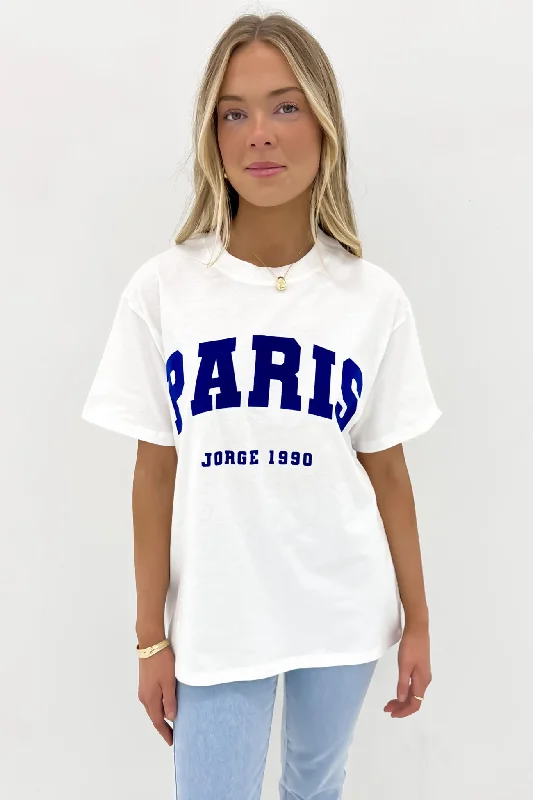 Hip-Hop T-ShirtsParis Tee Vintage White