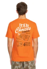 Asymmetrical T-ShirtsPour Choices S/S Tee, Neon Orange