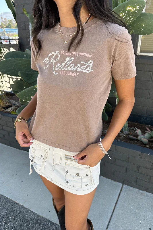 Hunting T-ShirtsRaised On Sunshine Redlands Graphic Baby Tee