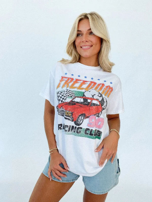 Sleep T-ShirtsVintage Retro Racing Graphic Tee