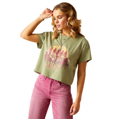 Painted T-ShirtsWomen's Charlie S/S Tee - Sage